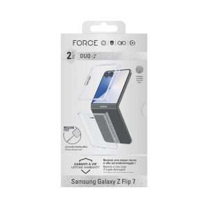 Force Case Coque DUO Galaxy Z Flip 7 Pailletée
