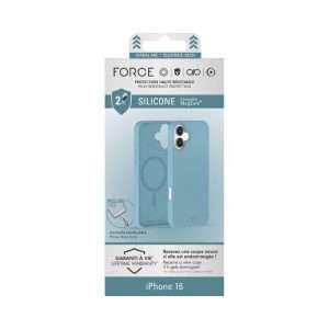 Coque Silicone iPhone 16 2m Verte - Force Case