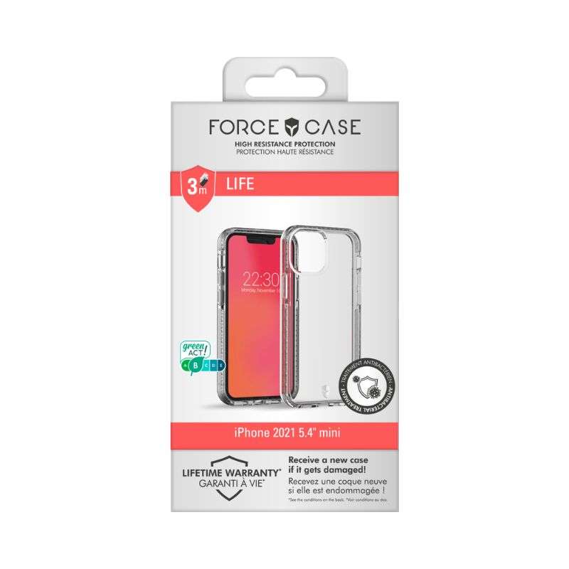 Force Case LIFE renforcée iPhone 13 mini – Protection 3m