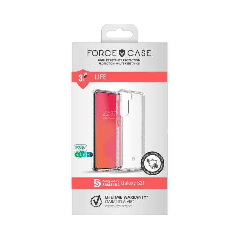Force Case LIFE renforcée Galaxy S21 5G – Protection 3m