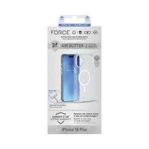 Force Case AIR Coque MagSafe Pailletée iPhone 16 Plus 3m