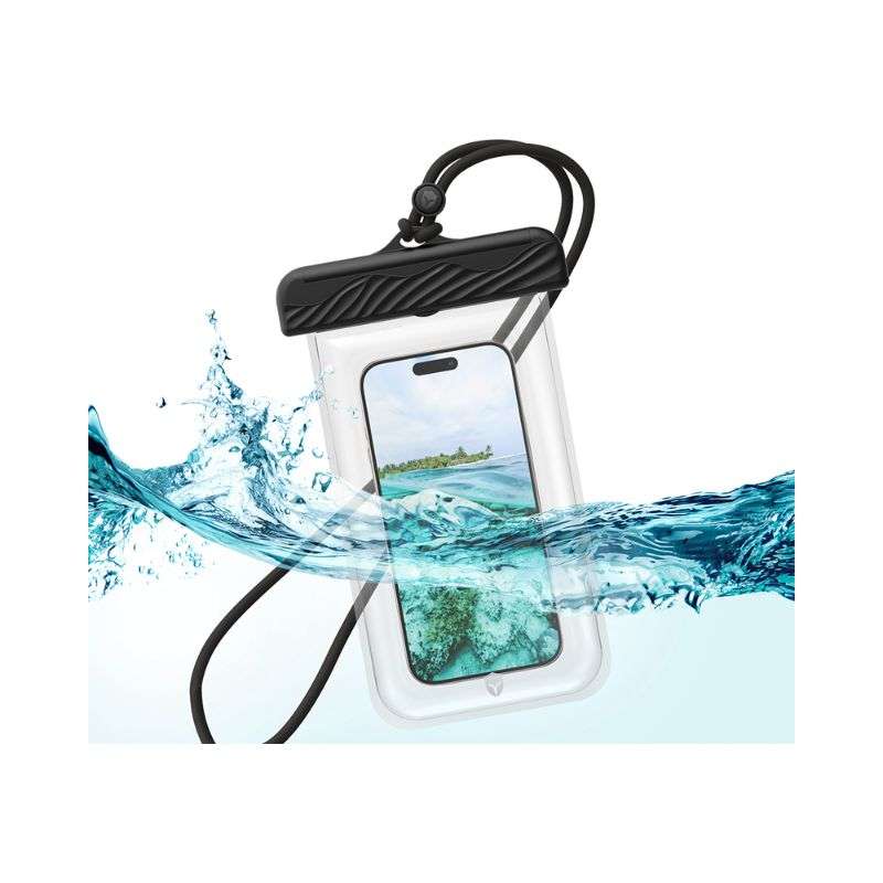 Pochette Etanche Universel IPX8 Flottante Noire - Force Case