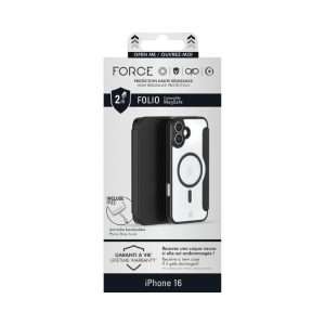 Force Case Renforcé MagSafe Noir iPhone 16 2m