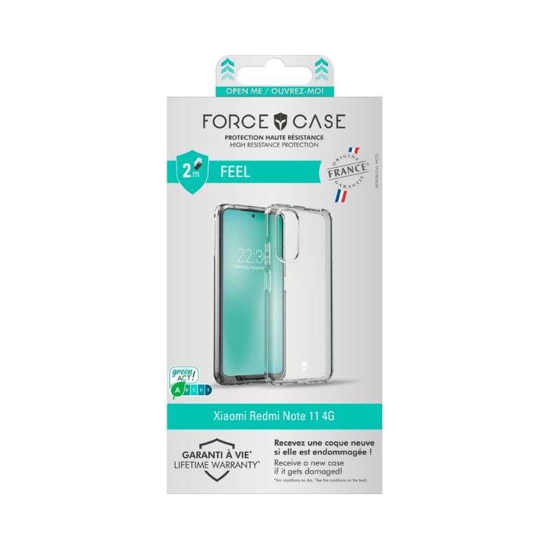 Force Case FEEL Redmi Note 11 4G – Origine France 2m