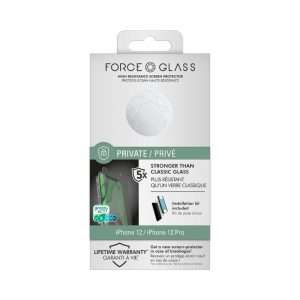 Protection Privé organique iPhone 12/12 Pro - Force Glass