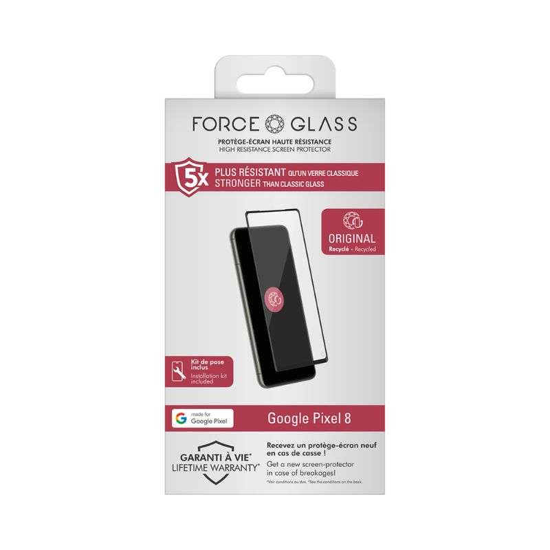 Verre organique Original 2.5D Pixel 8 - Force Glass