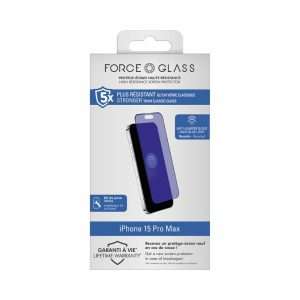 Verre Anti Lumière Bleue iPhone 15 Pro Max - Force Glass