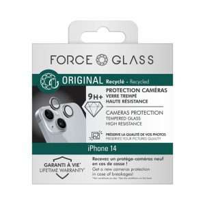 Force Glass - Protège-caméra iPhone 14/14+ x2