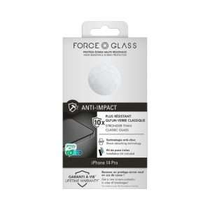 Verre trempé Anti-Impact 3D iPhone 14 Pro - Force Glass