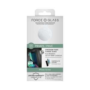 Protection Privé organique iPhone 13 mini - Force Glass