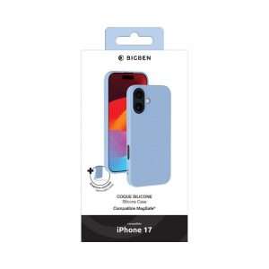 Bigben Coque iPhone 17 Silicone Bleue