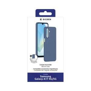 Bigben Coque Galaxy A17 4G/5G Silicone  Bleue