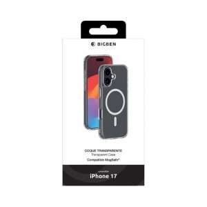 Bigben Coque iPhone 17 Hybride Transparente