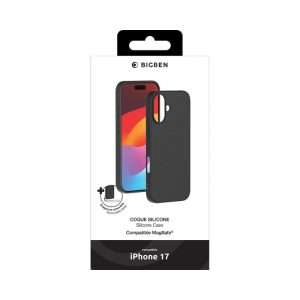 Bigben Coque iPhone 17 Silicone Noire