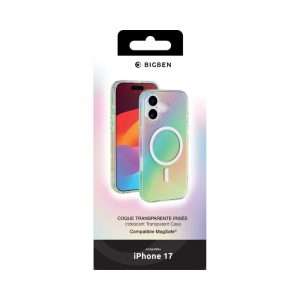 Bigben Coque iPhone 17 Hybride Irisée