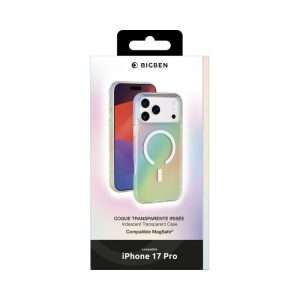 Bigben Coque iPhone 18 Pro/17 Pro Hybride Irisée