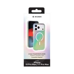Bigben Coque iPhone 18 Pro Max/17 Pro Max Hybride Irisée