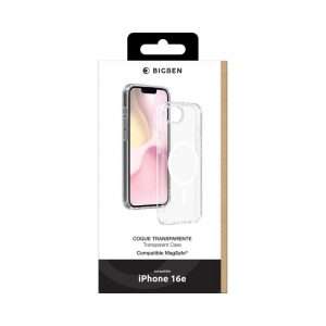 Bigben Coque iPhone 17e/16e Hybride Transparente