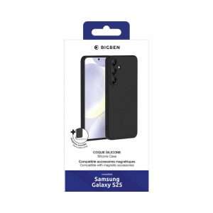 Bigben Coque Galaxy S25 Silicone Noire