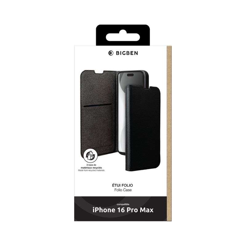 Bigben Folio iPhone 16 Pro Max Wallet Fonction - GRS