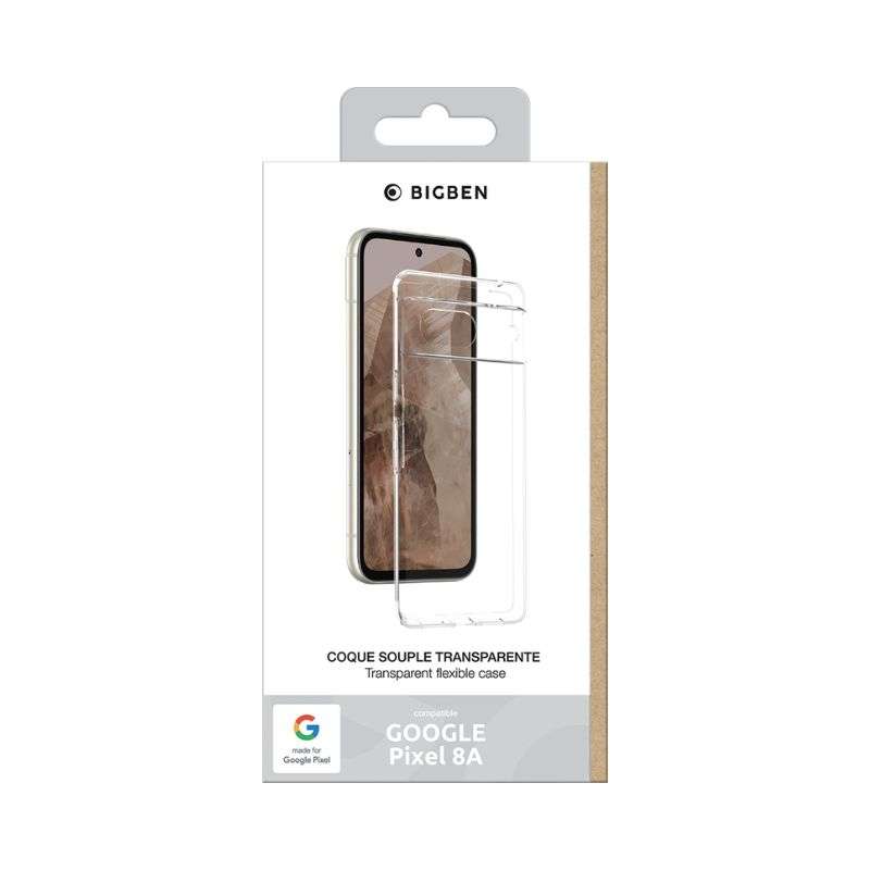 Bigben Coque Google Pixel 8A Transparente