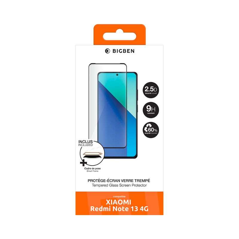 Bigben Verre trempé 2.5D Redmi Note 13 4G - GRS