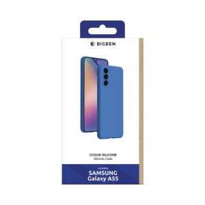 Bigben Coque Galaxy A55 5G Silicone Bleue