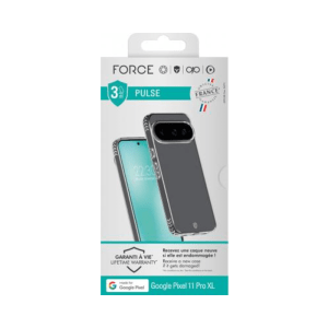 Coque renforcée Google Pixel 11 Pro XL PULSE 3m Made for Google Transparente - Force Case