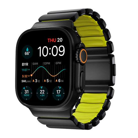 NOMAD - Bracelet Stratos 49mm Black Titanium/Volt KFM